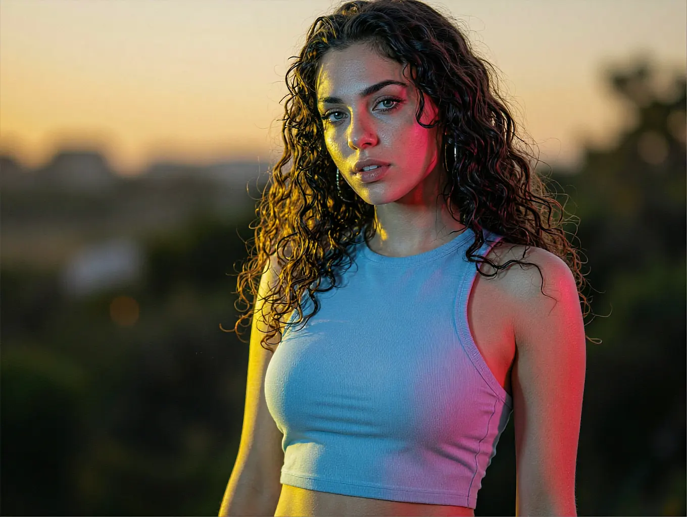 An AI girlfriend holding character through a roleplay chat